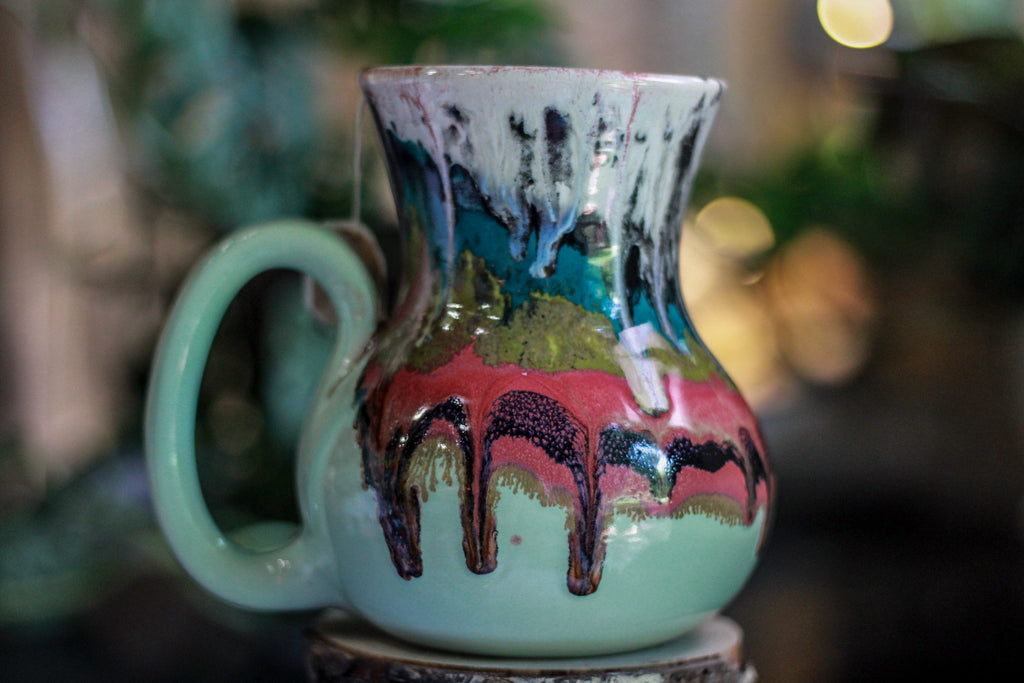 03-B Rainbow Grotto Flared Notched Mug - TOP SHELF MISFIT, 27 oz.