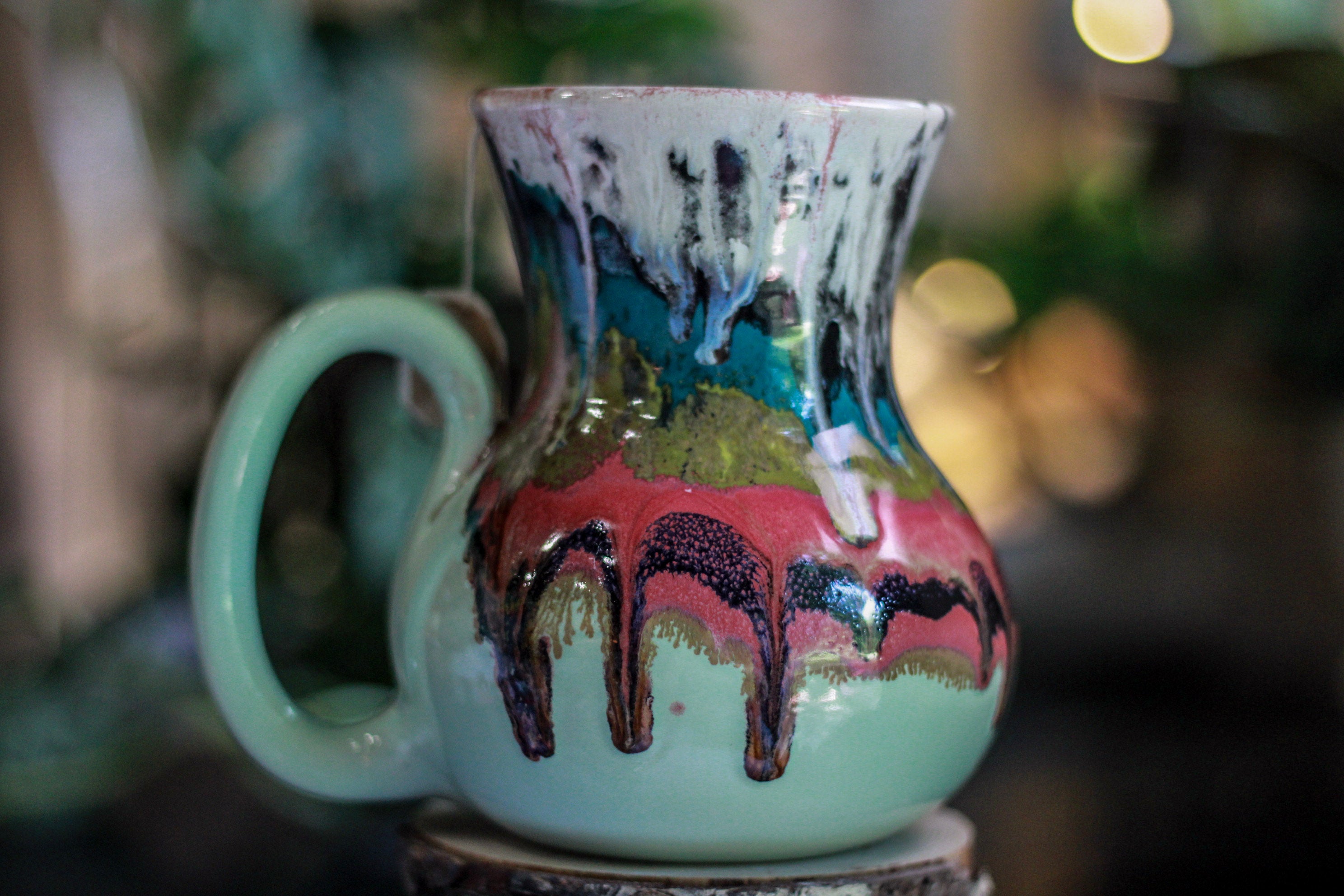 03-B Rainbow Grotto Flared Notched Mug - TOP SHELF MISFIT, 27 oz.