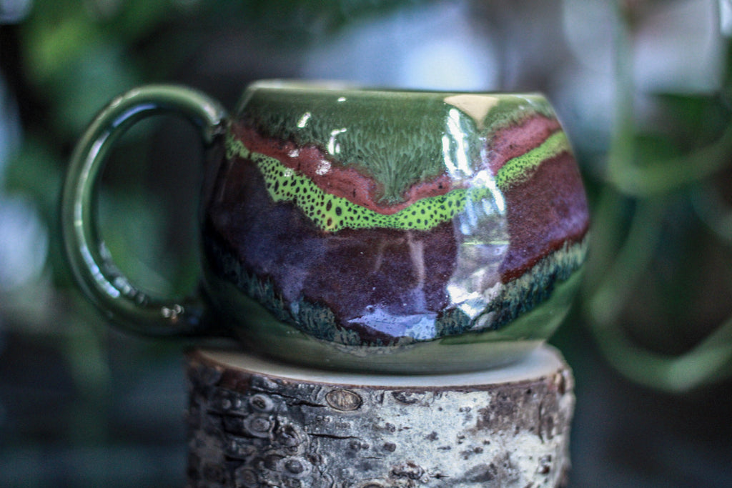 03-D Coleus Squat Mug, 17 oz.