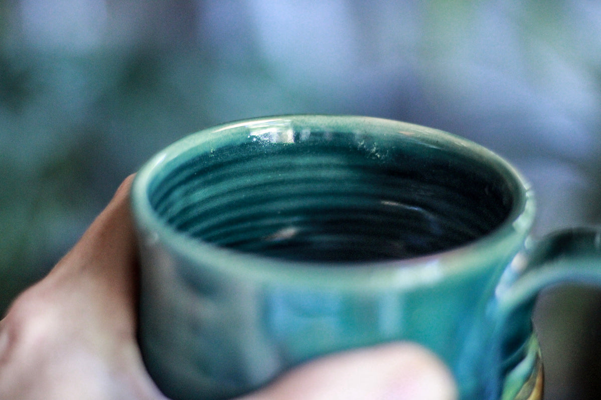 EXPERIMENTAL AUCTION #23 Textured Squat Mug, 12 oz.