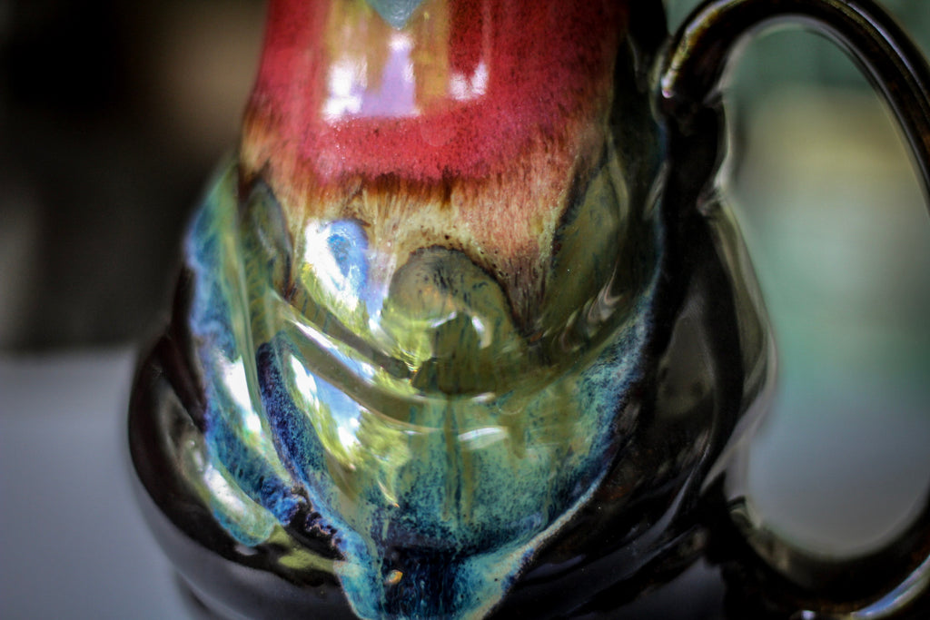 23-A Starry Night Variation Flared Textured Mug - ODDBALL, 18 oz. - 20% off