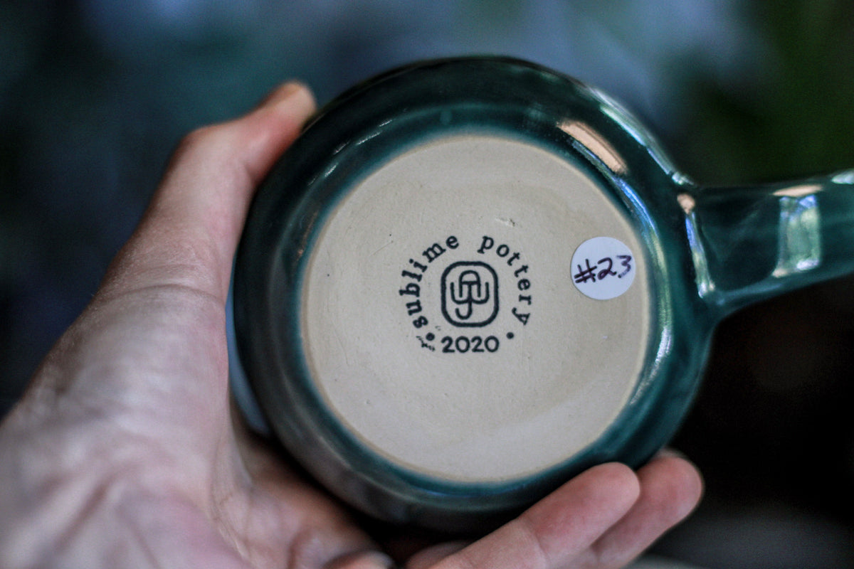 EXPERIMENTAL AUCTION #23 Textured Squat Mug, 12 oz.