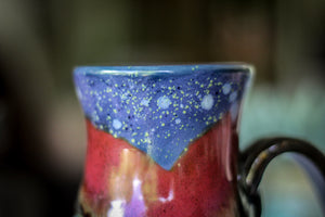 23-A Starry Night Variation Flared Textured Mug - ODDBALL, 18 oz. - 20% off