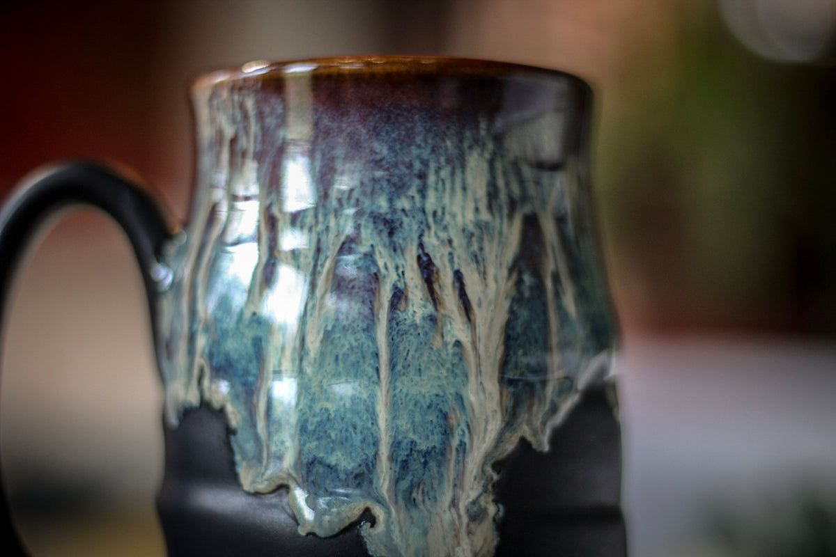 23-D New Wave Notched Stein Mug, 15 oz.