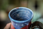 23-A Starry Night Variation Flared Textured Mug - ODDBALL, 18 oz. - 20% off