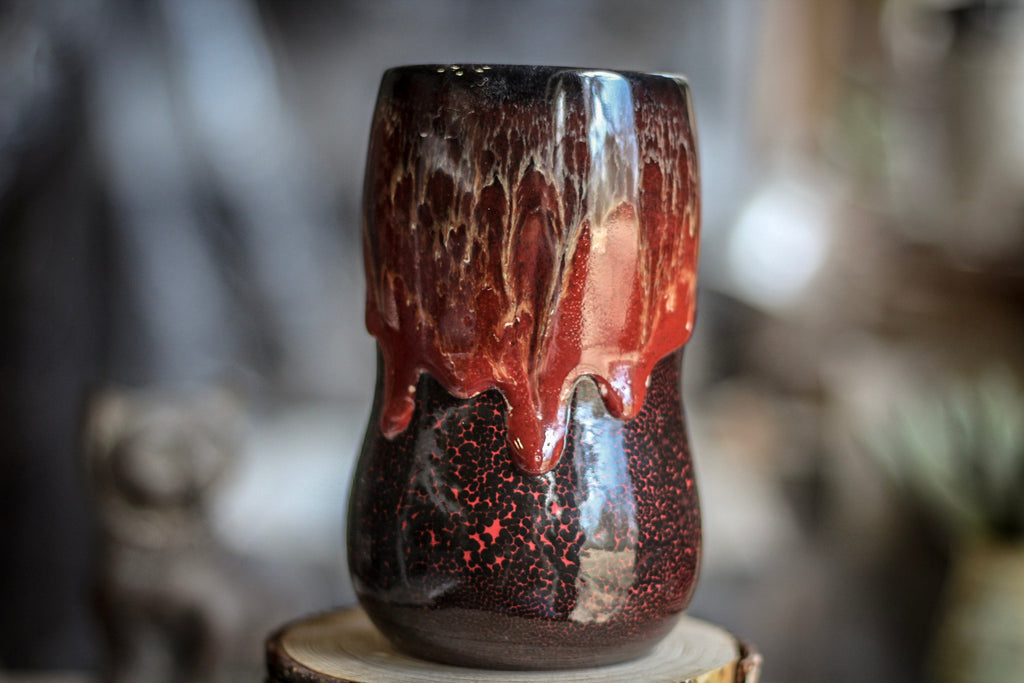 22-C Molten Magic Notched Gourd Mug - TOP SHELF, 17 oz.