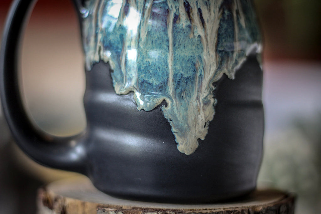 23-D New Wave Notched Stein Mug, 15 oz.