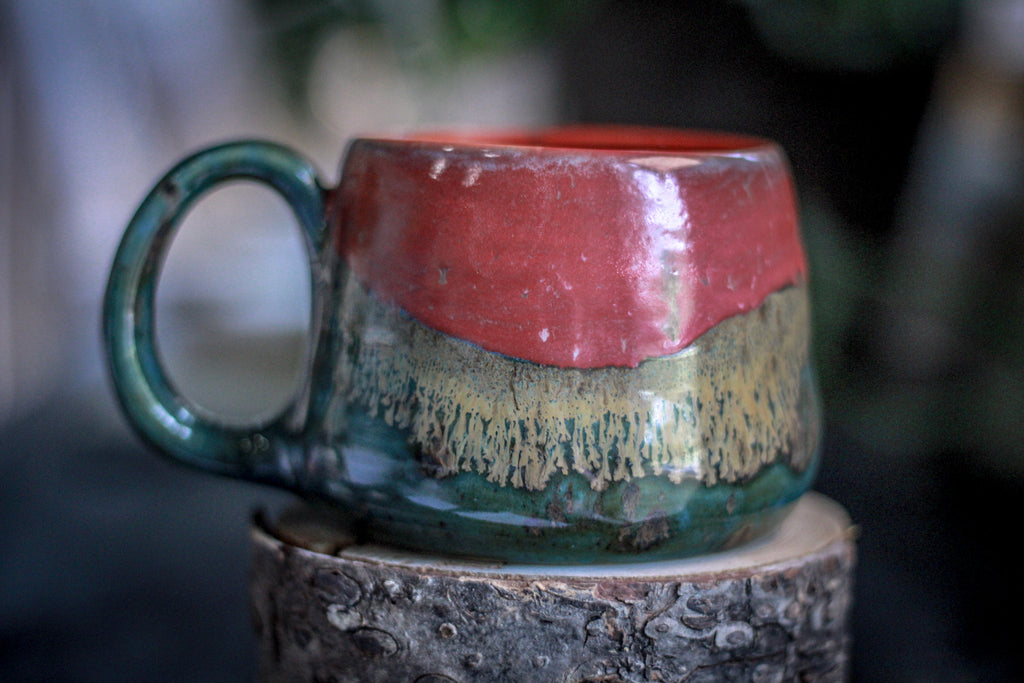EXPERIMENTAL AUCTION #23 - Squat Gourd Mug, 13 oz.
