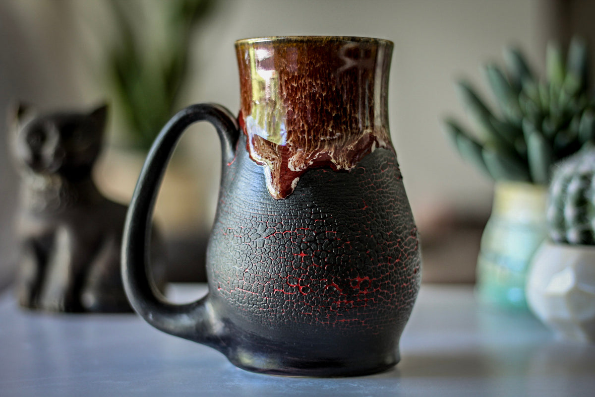 25-C Red Dragon Barely Flared Mug - MISFIT, 17 oz. - 20% off