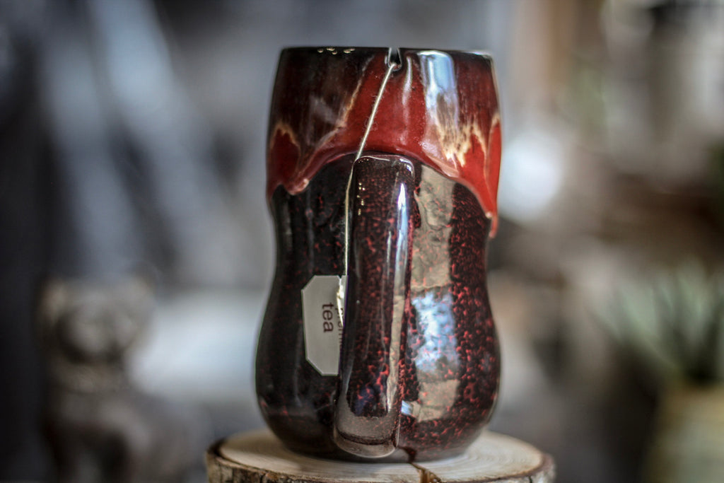 22-C Molten Magic Notched Gourd Mug - TOP SHELF, 17 oz.
