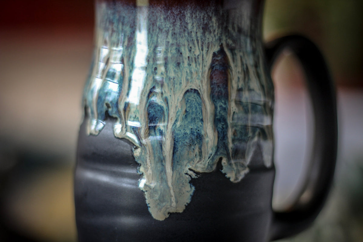 23-D New Wave Notched Stein Mug, 15 oz.
