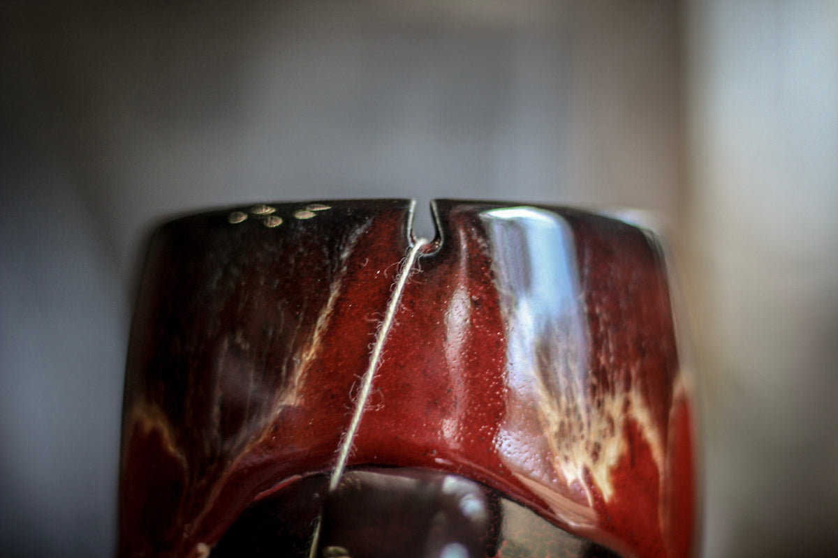 22-C Molten Magic Notched Gourd Mug - TOP SHELF, 17 oz.