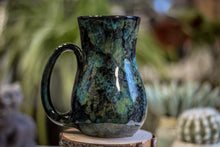 Load image into Gallery viewer, 22-B Moss Agate Flared Mug, 18 oz.