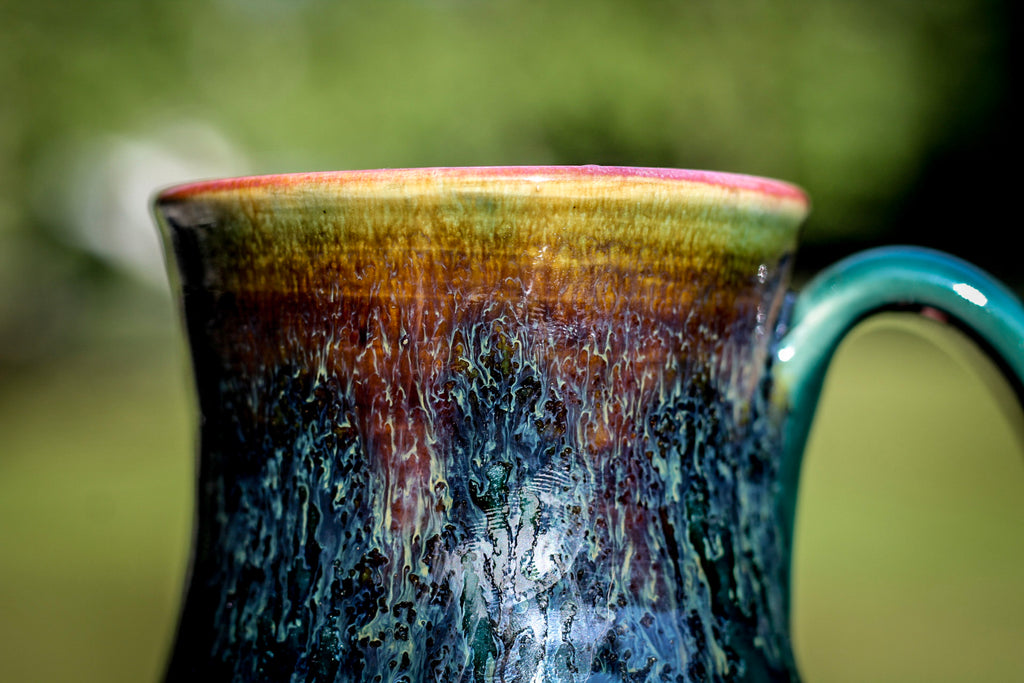 25-F Spanish Moss Barely Flared Mug, 13 oz.