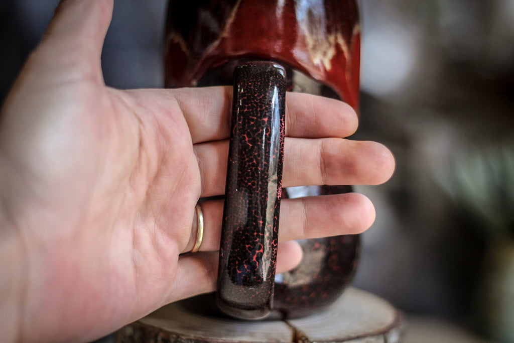 22-C Molten Magic Notched Gourd Mug - TOP SHELF, 17 oz.