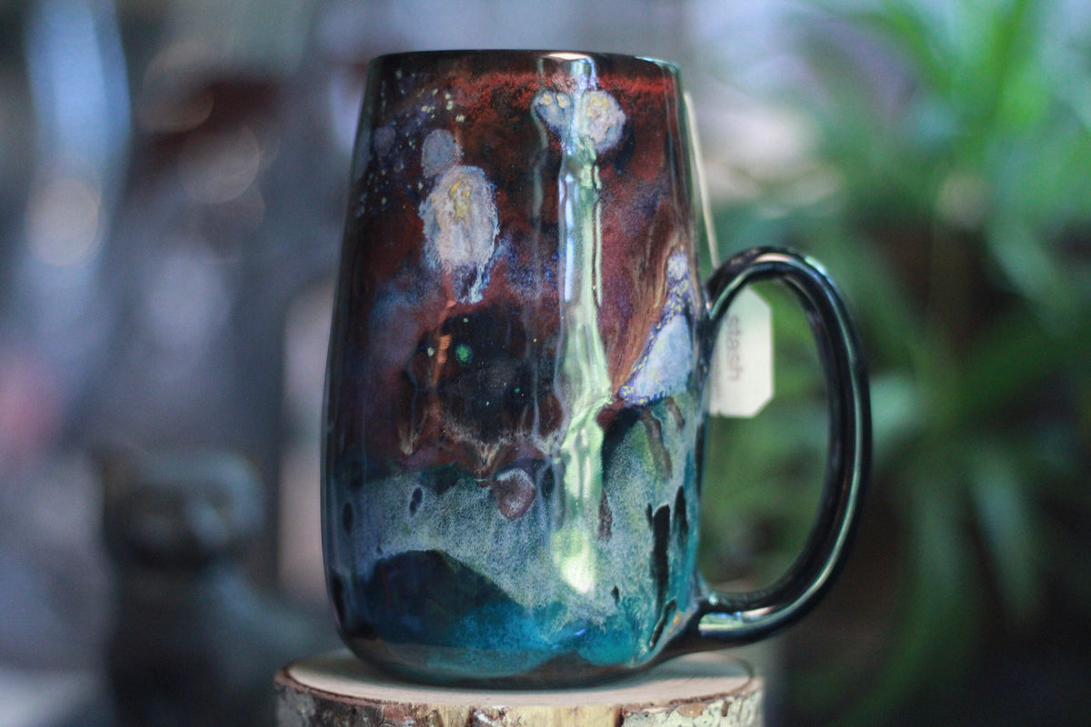 22-A Rainbow Stellar Notched Mug - TOP SHELF MISFIT, 25 oz.