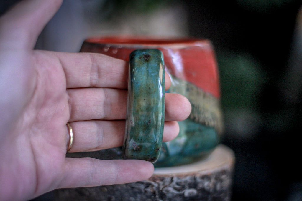 EXPERIMENTAL AUCTION #23 - Squat Gourd Mug, 13 oz.