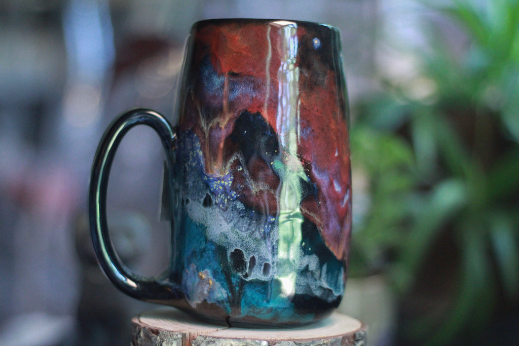 22-A Rainbow Stellar Notched Mug - TOP SHELF MISFIT, 25 oz.