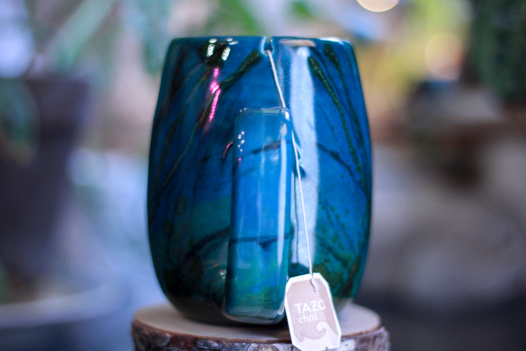 21-B Labradorite Notched Mug - TOP SHELF MISFIT, 22 oz.
