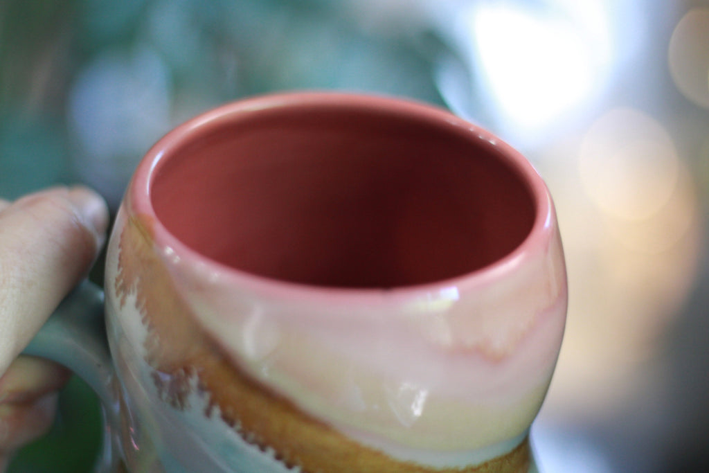02-C Rainbow PROTOTYPE Gourd Mug, 23 oz.