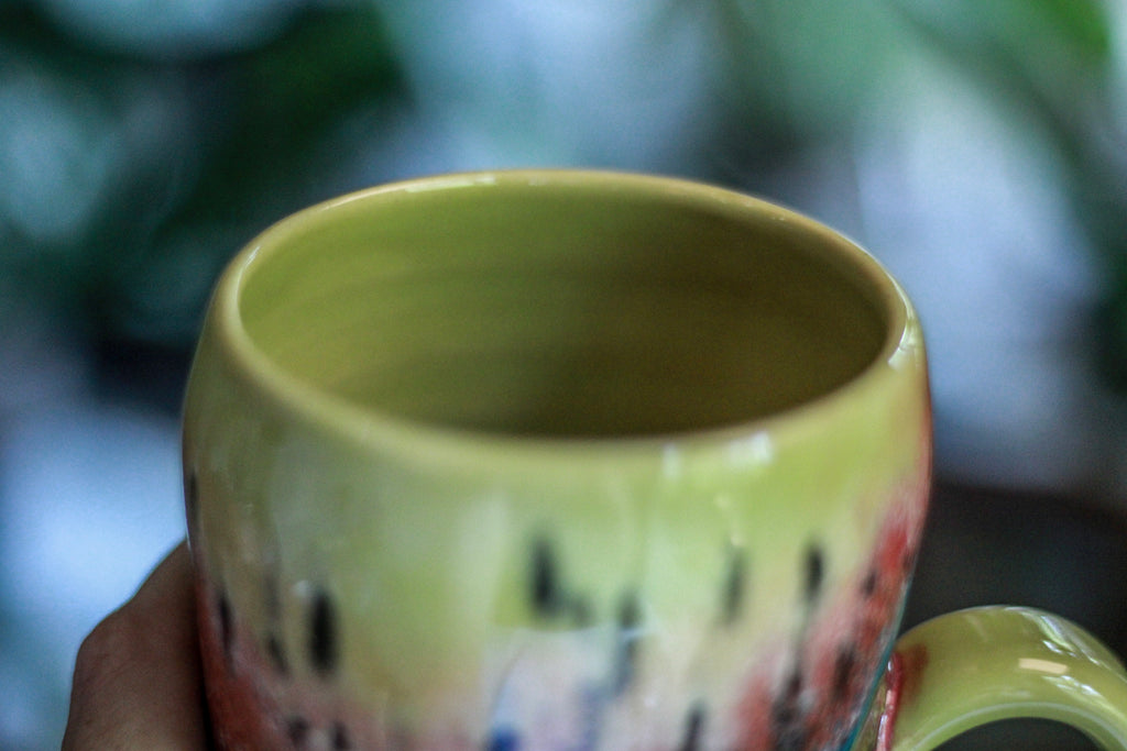 02-B Desert Rainbow Variation Gourd Mug - MINOR MISFIT, 20 oz. - 10% off