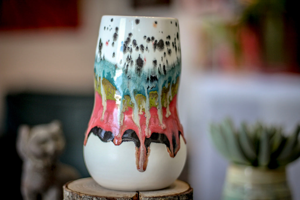 03-B Snowy Grotto Variation Gourd Mug, 20 oz.