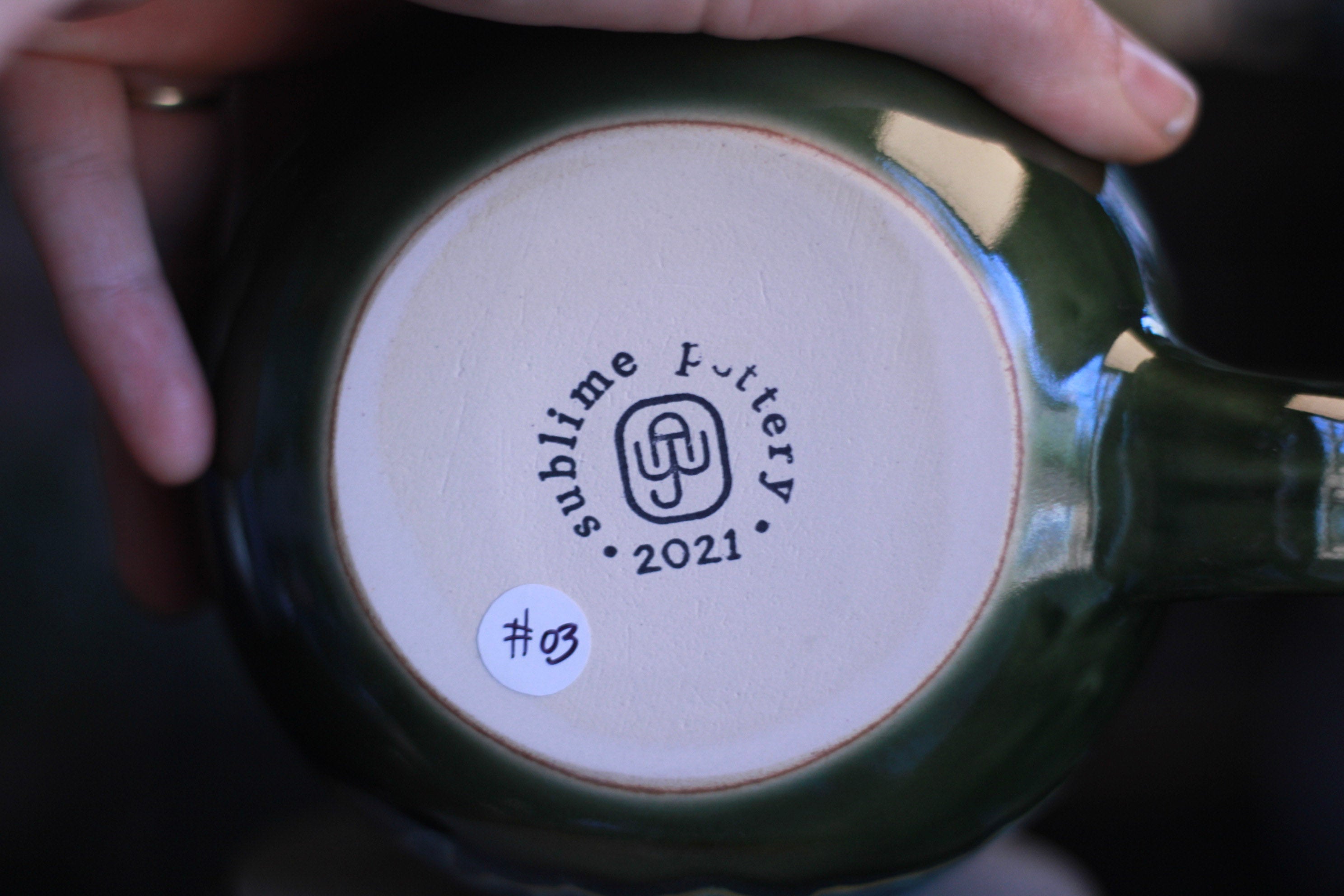 03-B PROTOTYPE Notched Flared Mug, 25 oz.