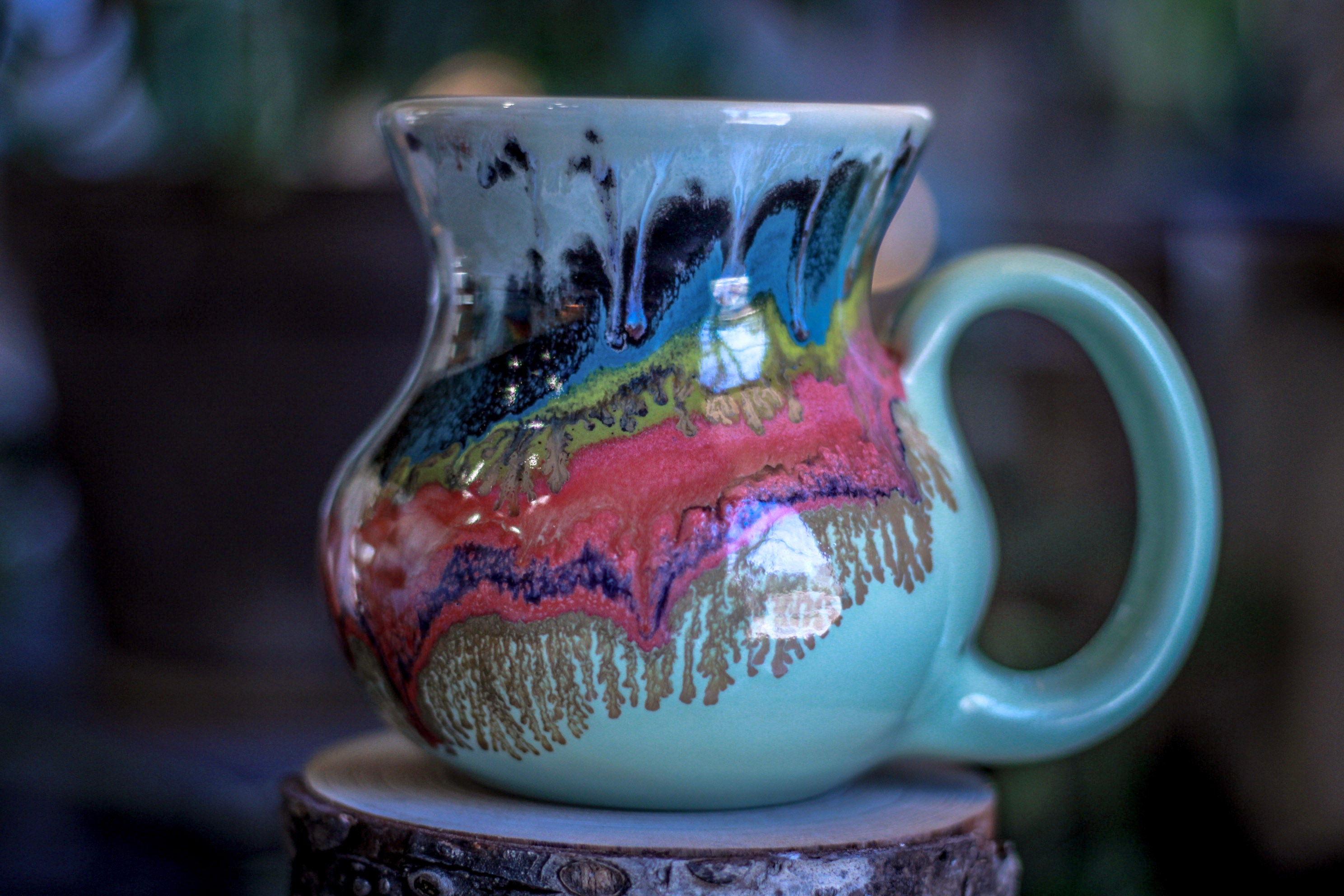 03-C Aqua Grotto Flared Mug - MINOR MISFIT, 16 oz. - 10% off