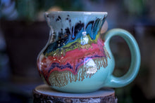 Load image into Gallery viewer, 03-C Aqua Grotto Flared Mug - MINOR MISFIT, 16 oz. - 10% off