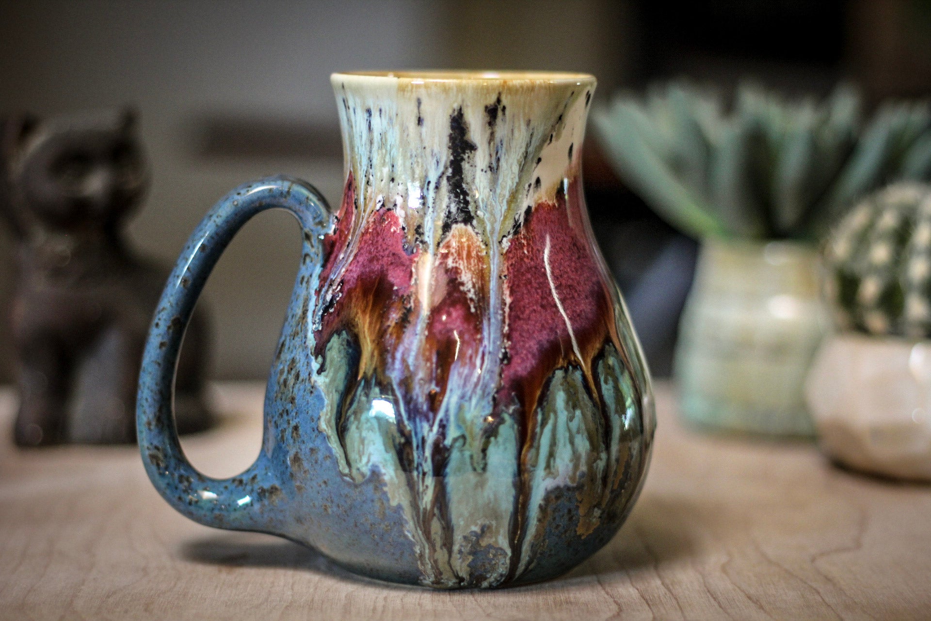 03-A Mountain Meadow PROTOTYPE Barely Flared Mug - MISFIT, 21 oz. - 20% off