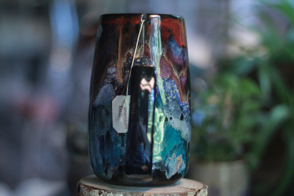 22-A Rainbow Stellar Notched Mug - TOP SHELF MISFIT, 25 oz.