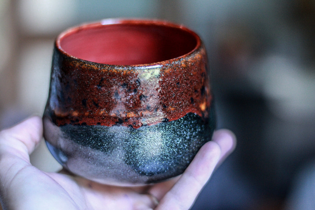EXPERIMENTAL AUCTION #23 Squat Gourd Cup, 13 oz.