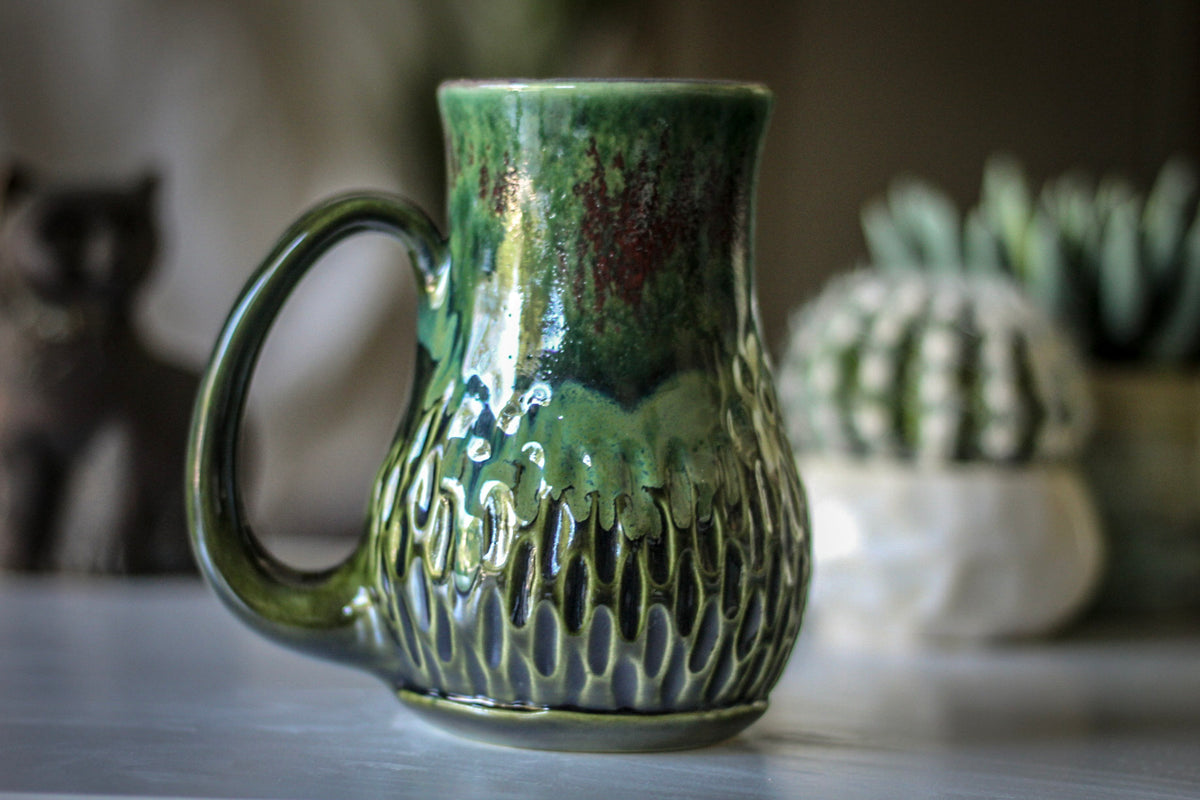26-E PROTOTYPE Barely Flared Textured Mug, 17 oz.