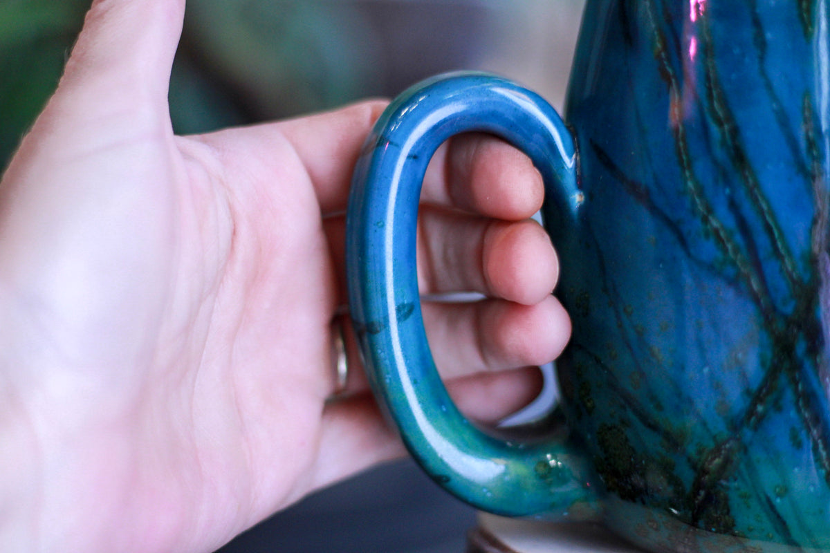 21-B Labradorite Notched Mug - TOP SHELF MISFIT, 22 oz.