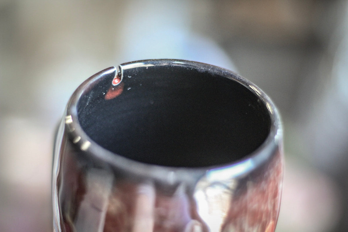 22-C Molten Magic Notched Gourd Mug - TOP SHELF, 17 oz.