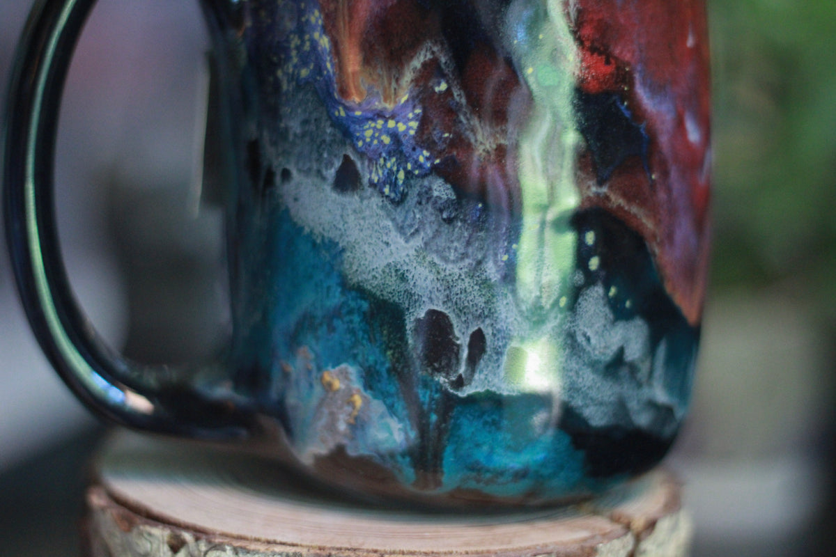 22-A Rainbow Stellar Notched Mug - TOP SHELF MISFIT, 25 oz.