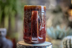 21-F Rustic Red Textured Stein Mug, 15 oz.