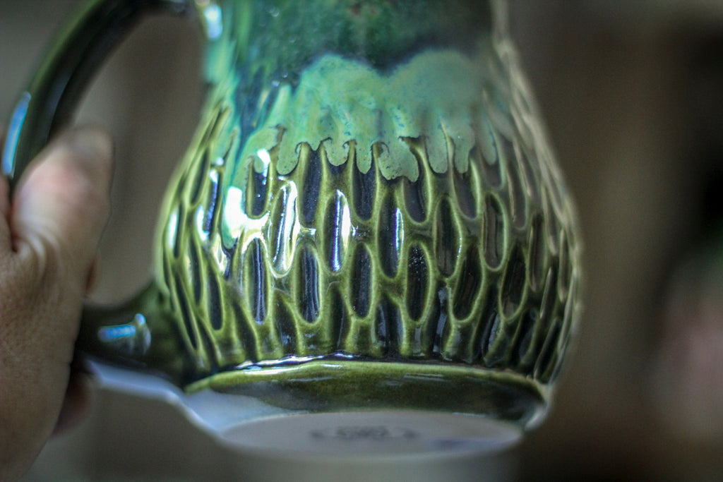 26-E PROTOTYPE Barely Flared Textured Mug, 17 oz.
