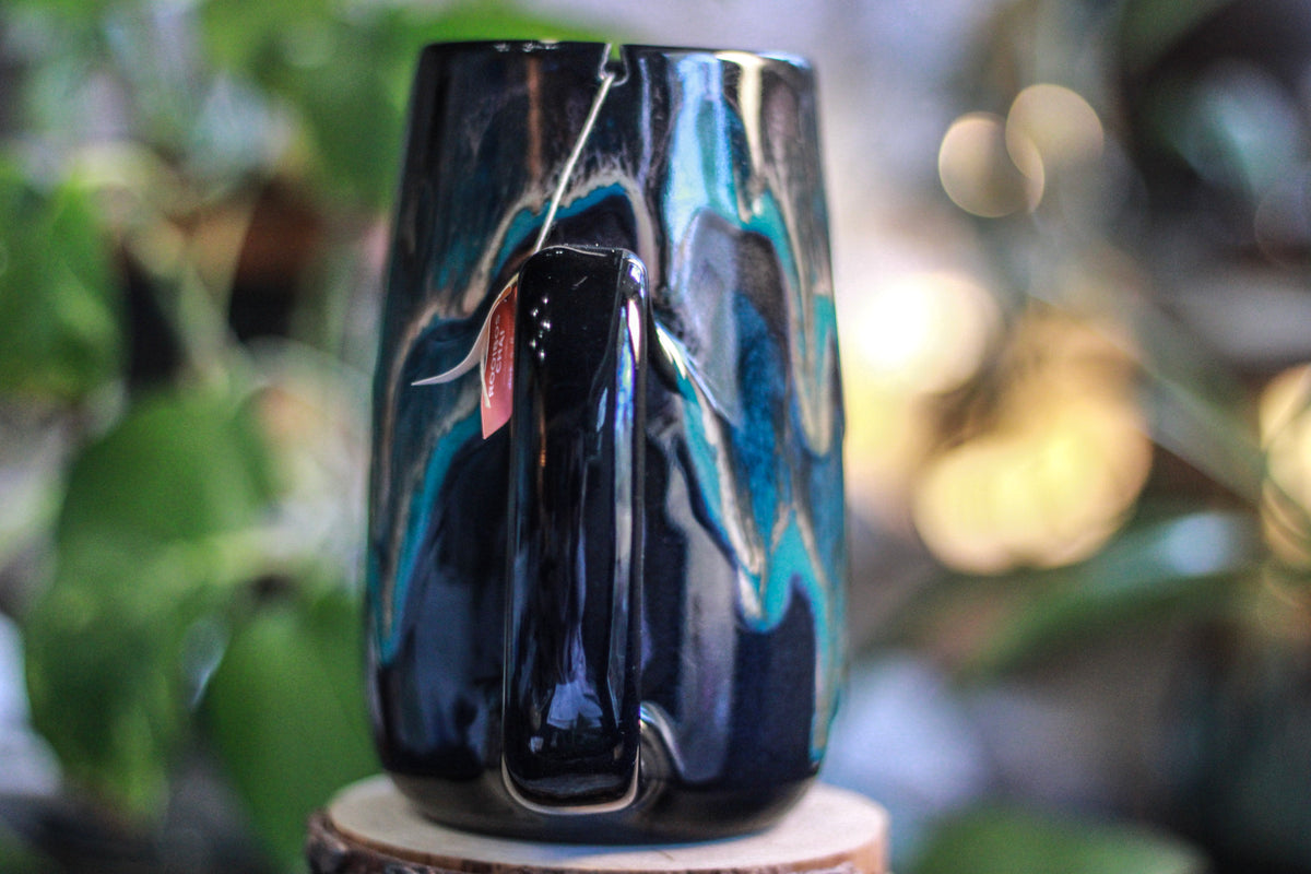 DRAWING WINNER: 24-D Turquoise Grotto Notched Mug, 24 oz.