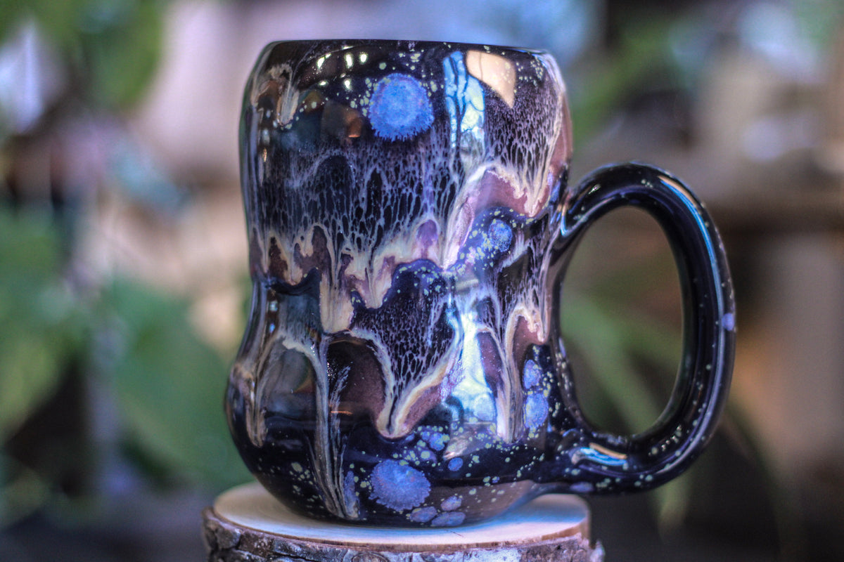 29-C Cosmic Amethyst Grotto Gourd Mug, 24 oz.
