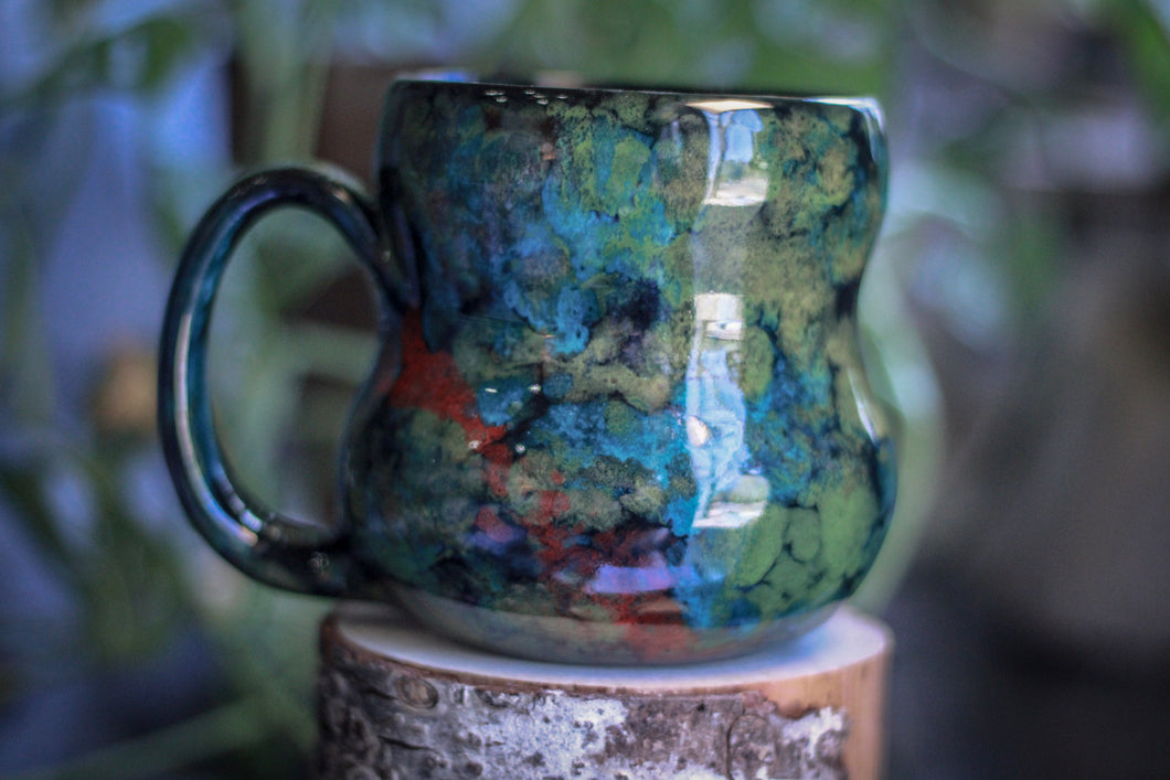 24-B Chrysocolla Gourd Mug, 21 oz.