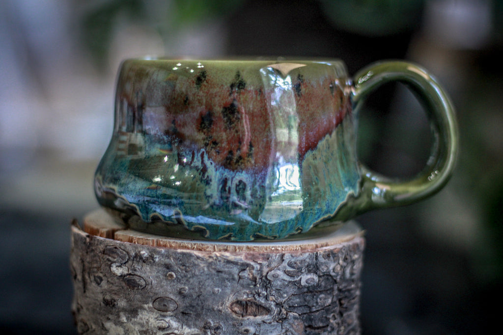 EXPERIMENTAL AUCTION #24 - Squat Gourd Mug, 12 oz.
