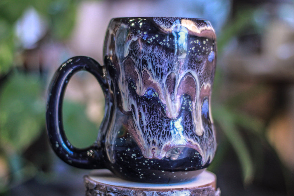 29-C Cosmic Amethyst Grotto Gourd Mug, 24 oz.