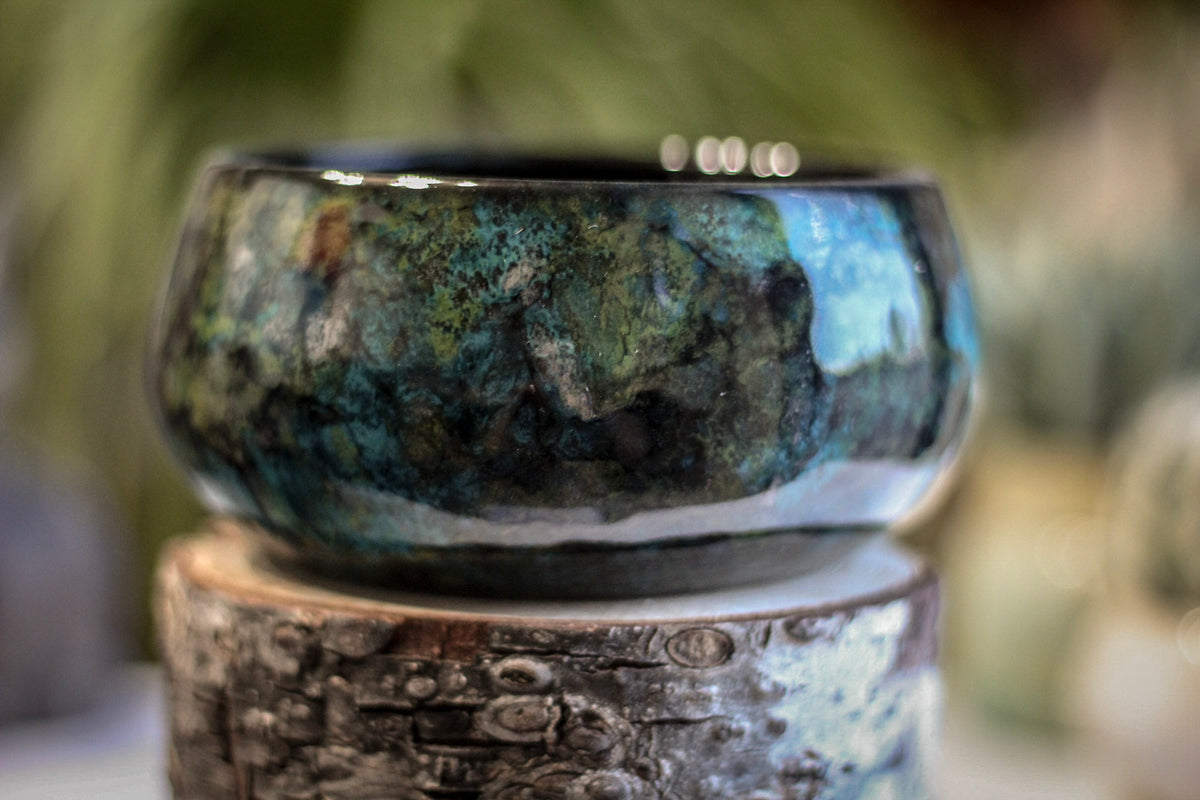 23-B Moss Agate Bowl, 17 oz.