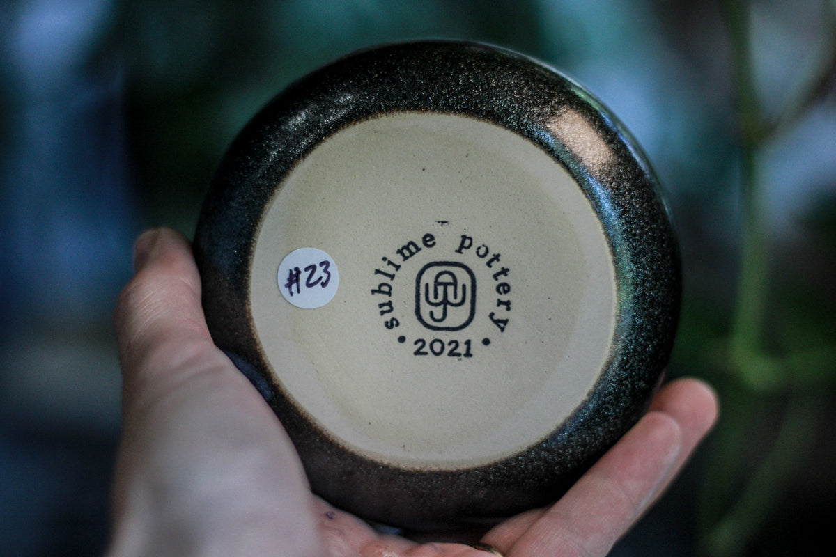 EXPERIMENTAL AUCTION #23 Squat Gourd Cup, 13 oz.