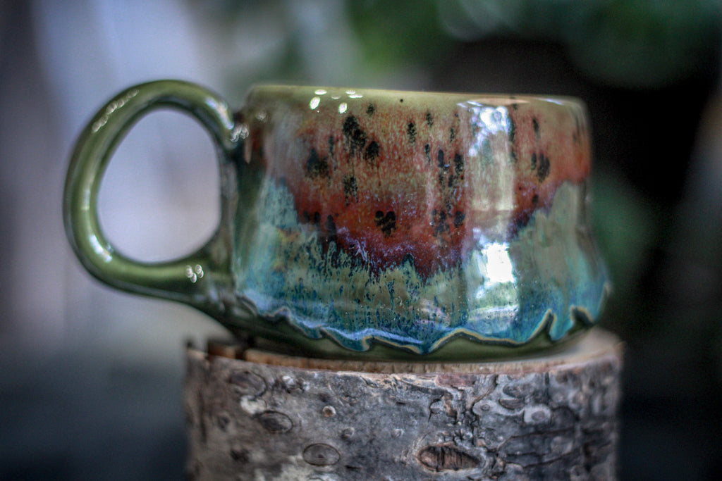 EXPERIMENTAL AUCTION #24 - Squat Gourd Mug, 12 oz.