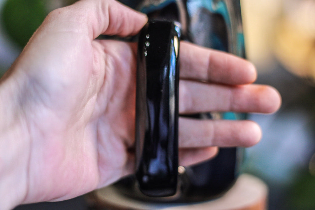 DRAWING WINNER: 24-D Turquoise Grotto Notched Mug, 24 oz.