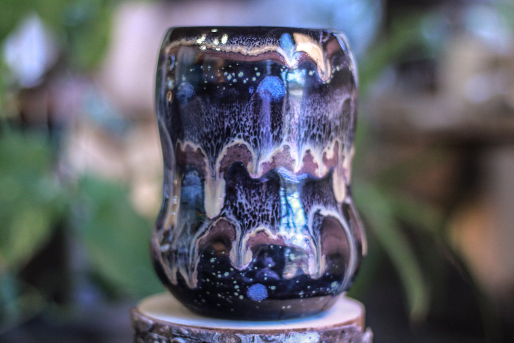 29-C Cosmic Amethyst Grotto Gourd Mug, 24 oz.