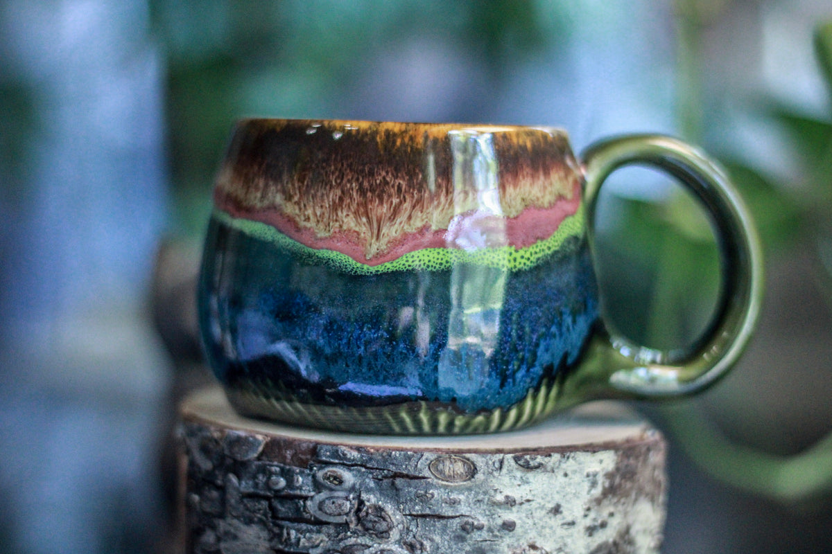 EXPERIMENTAL AUCTION #24 Squat Textured Mug, 10 oz.