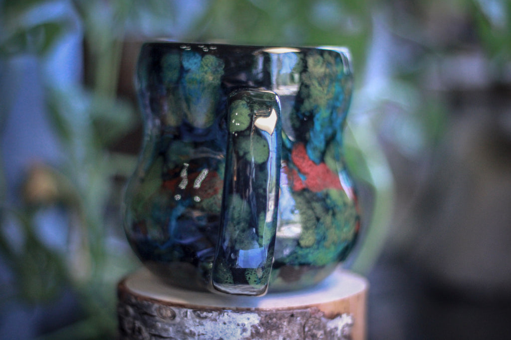 24-B Chrysocolla Gourd Mug, 21 oz.